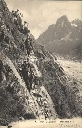 Bergsteigen Klettern Chamonix Mauvais Pas  Kat. Bergsteigen