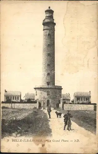 Leuchtturm Lighthouse Belle Ile en Mer Grand Phare Kat. Gebaeude