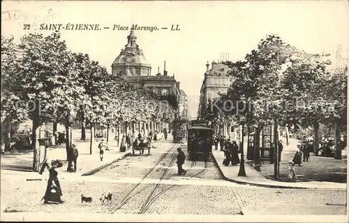 Strassenbahn Saint Etienne Place Marengo Kat. Strassenbahn