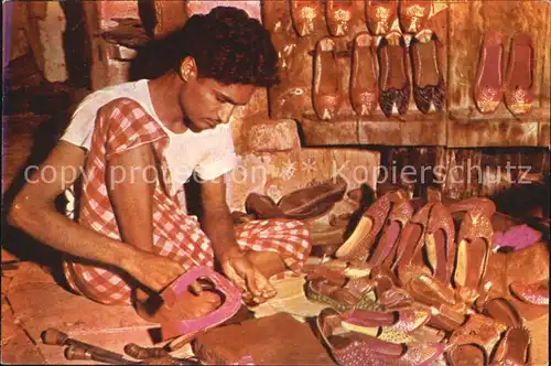 Schuhmacher Shoe Maker Jaipur  Kat. Handwerk