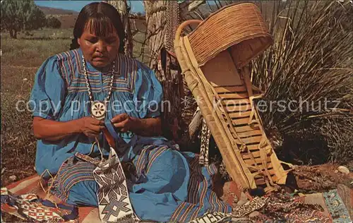 Indianer Native American Apache Bead Maker  Kat. Regionales