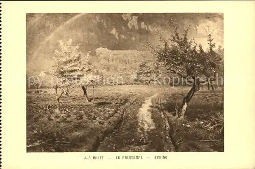 Millet Jean Francois Le Printemps 