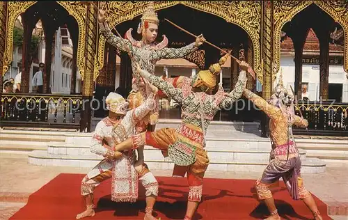 Tanz Taenzer Khon Masked Play Thai Classical Dance 