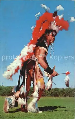 Indianer Native American Indian in Full Dress  Kat. Regionales