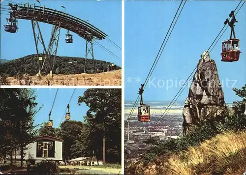 Seilbahn Thale Harz Hexentanzplatz Kat. Bahnen