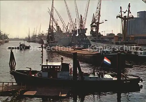 Motorboote Rotterdam Havengezicht  Kat. Schiffe