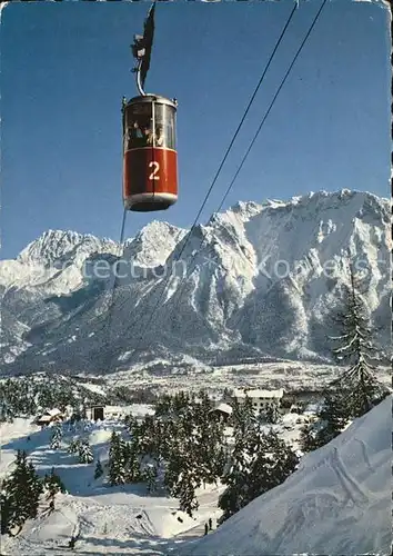 Seilbahn Kranzberg Mittenwald Karwendelgebirge Kat. Bahnen