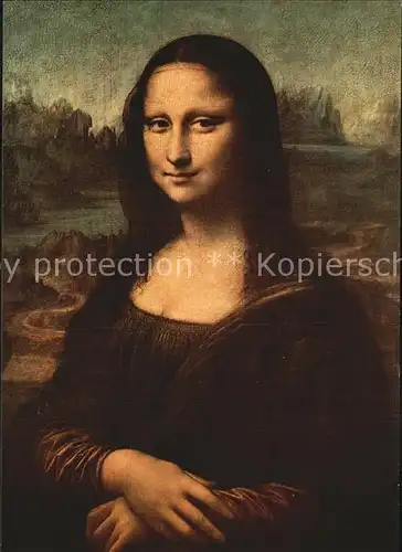 Leonardo Da Vinci La Gioconda Mona Lisa  Kat. Persoenlichkeiten