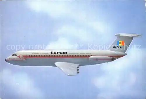 Flugzeuge Zivil Tarom Avionul Bac 1 11 YR BCA  Kat. Airplanes Avions