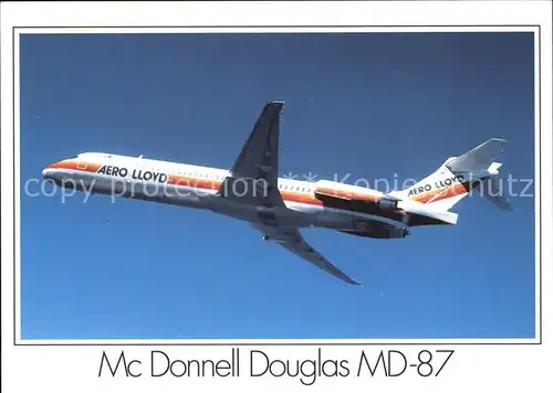 Flugzeuge Zivil Mc Donnell Douglas MD 87 Kat. Airplanes Avions