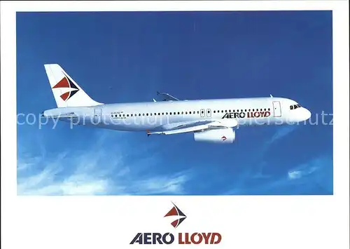 Flugzeuge Zivil Aero Lloyd Airbus A320 Kat. Airplanes Avions