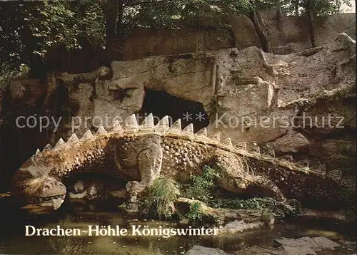 Hoehlen Caves Grottes Drache Koenigswinter Nibelungenhalle  Kat. Berge
