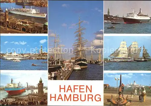 Segelschiffe Hamburg Hafen  Kat. Schiffe