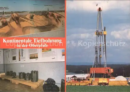 Bergbau Mining Kontinentale Tiefbohrung Oberpfalz Bohrwerkzeuge  Kat. Rohstoffe Commodities
