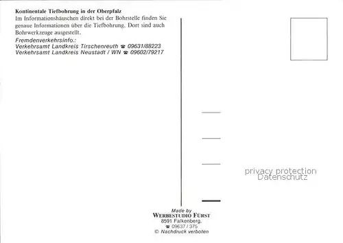 Bergbau Mining Kontinentale Tiefbohrung Oberpfalz Bohrwerkzeuge  Kat. Rohstoffe Commodities