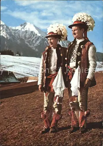 Trachten Slowakei Brautfuehrer Zdiar Hohe Tatra