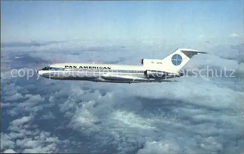 Flugzeuge Zivil Pan American 727 Kat. Airplanes Avions