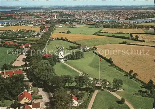 Dybbol Fliegeraufnahme mit Muehle