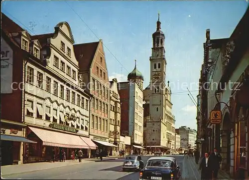 Augsburg Karolinenstrasse mit Perlach Kat. Augsburg