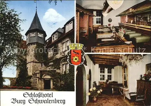 Schwalenberg Schlosshotel Burg Schwalenburg Kat. Schieder Schwalenberg