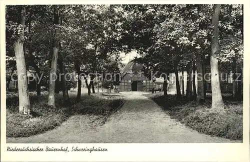 Schweringhausen Niedersaechsischer Bauernhof Kat. Ehrenburg