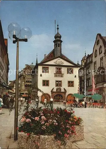 Bad Kissingen Marktplatz mit Rathaus Kat. Bad Kissingen