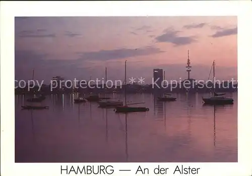 Hamburg Alsterpartie Kat. Hamburg