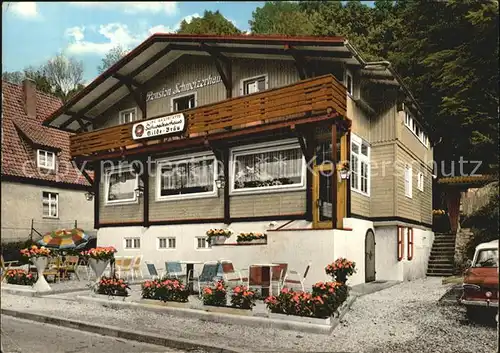 Bad Lauterberg Cafe Pension Schweizerhaus Kat. Bad Lauterberg im Harz