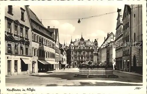 Kaufbeuren Brunnen Kat. Kaufbeuren