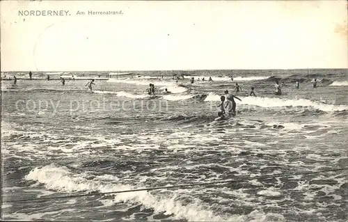 Norderney Nordseebad Herrenstrand Kat. Norderney