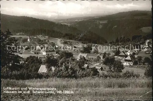 Haeusern Schwarzwald Panorama Kat. Haeusern
