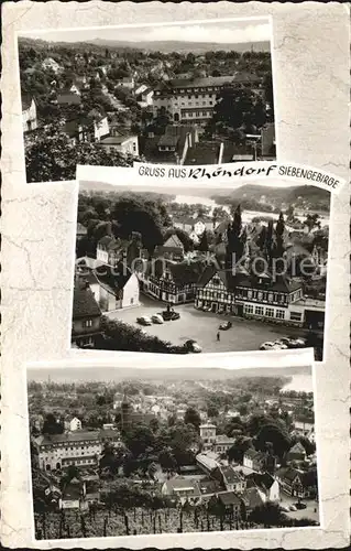 Rhoendorf Muetterheim Landschule Haus des Kanzlers  Kat. Bad Honnef