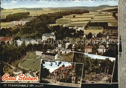 Bad Steben Staatliches Kurhaus Kurhotelgarten Kat. Bad Steben