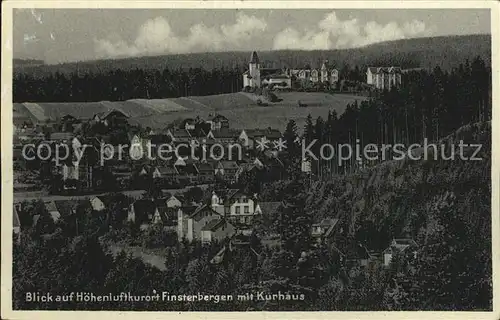 Finsterbergen Kurhaus  Kat. Finsterbergen Thueringer Wald