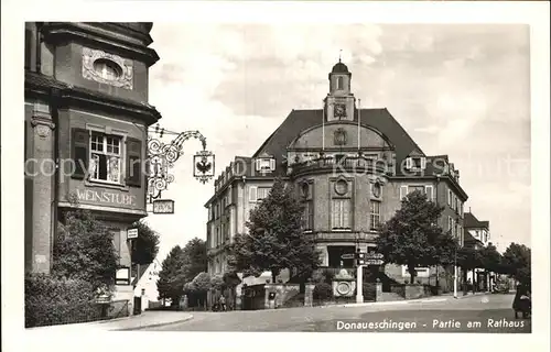 Donaueschingen Rathaus Weinstube Kat. Donaueschingen