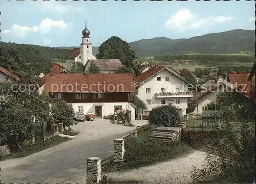 Rimbach Bayrischer Wald Kirche Ansicht Kat. Rimbach