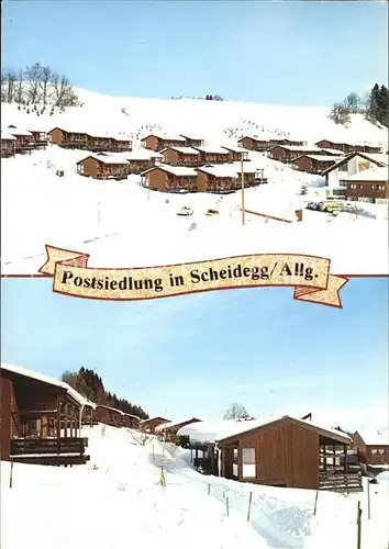 Scheidegg Allgaeu Postsiedlung  Kat. Scheidegg