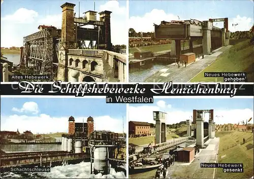 Henrichenburg Schiffshebewerk  Kat. Waltrop