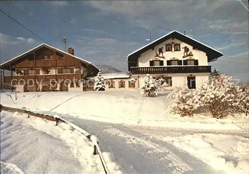 Wackersberg Bad Toelz Pension Willibald Kat. Wackersberg