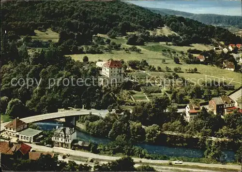 Heimbach Eifel Fliegeraufnahme mit Kloster Kat. Heimbach