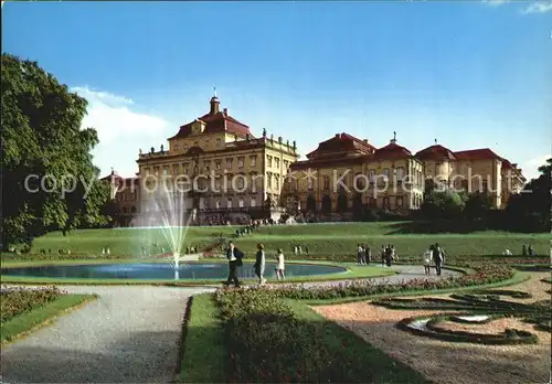Ludwigsburg Wuerttemberg Schloss mit Garten