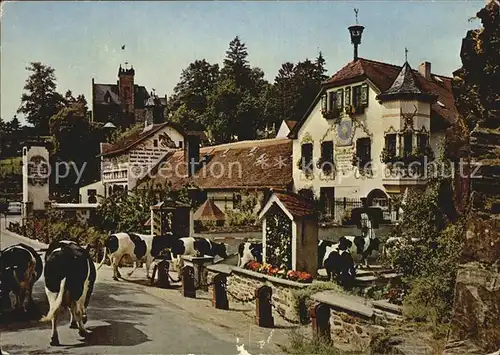 Rettershof Klostergut Rettershof Cafe zum froehlichen Landmann Kuhherde Kat. Kelkheim (Taunus)