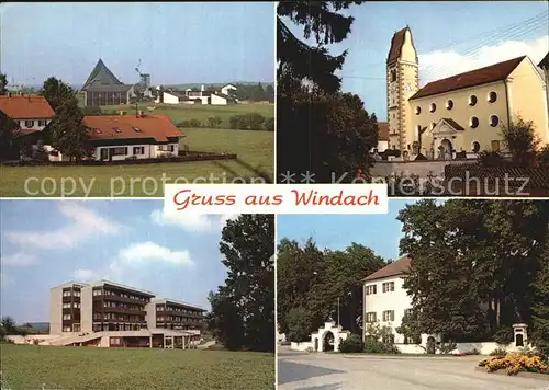 Windach Kirche Teilansicht  Kat. Windach