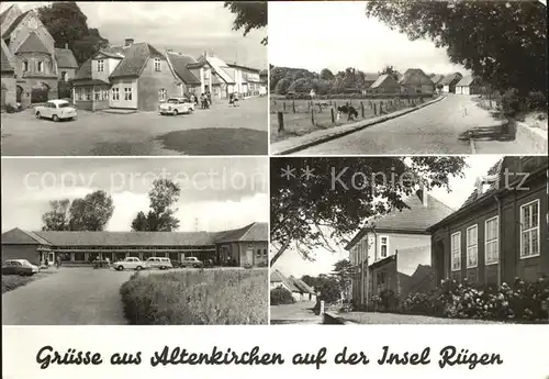 Altenkirchen Ruegen Marktplatz Max Reimann Strasse Postamt Poliklinik Kat. Altenkirchen Ruegen