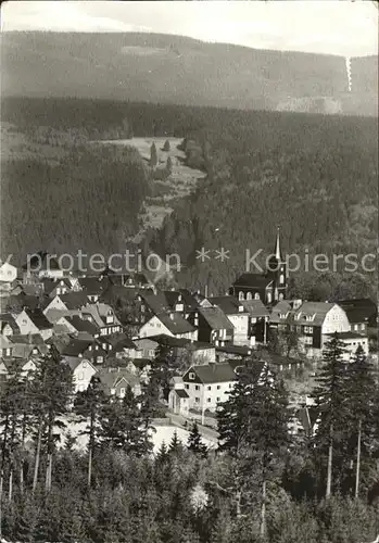 Masserberg Blick von der Rennsteigwarte Kat. Masserberg