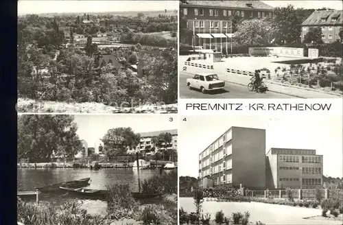 Premnitz Teilansicht Gedenkstaette der Opfer des Faschismus Bootshafen Wilhelm Pieck Oberschule Kat. Premnitz