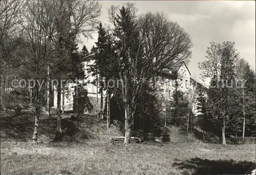 Schielo Harz Kliniksanatorium Kat. Schielo