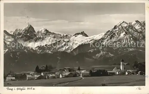 Seeg Thannheimer Berge Rossberg Kat. Seeg