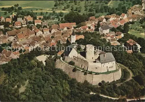 Hering Odenwald Veste Otzberg Naturpark Odenwald Fliegeraufnahme Kat. Otzberg