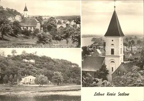 Lebus Kirche See Seelow Kat. Lebus